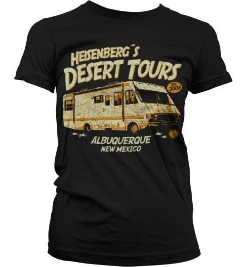 Breaking Bad Heisenberg's Desert Tours Girly T-Shirt Damen Black