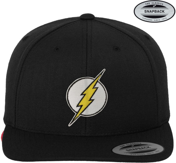 The Flash Premium Snapback Cap Black