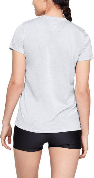 Under Armour Damen T-Shirt UA Tech Oberteil mit Twist-Effekt und V-Ausschnitt