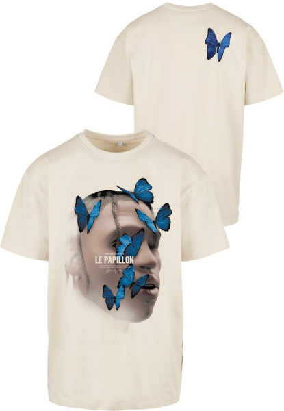 MT Upscale T-Shirt Le Papillon Oversize Tee Sand