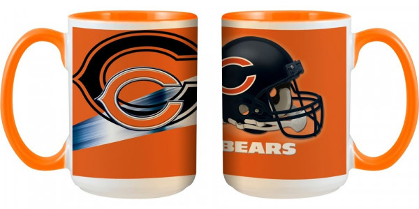 Chicago Bears 3D Inner Color Mug American Football NFL Orange-445ml
