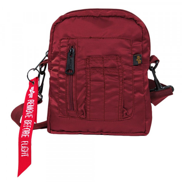 Alpha Industries Tasche Crew Carry Bag Burgundy