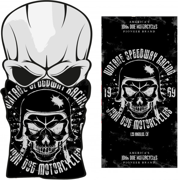 John Doe Tunnel Skull Black