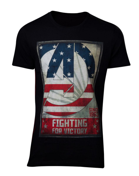 Avengers - For Victory Men's T-shirt Black