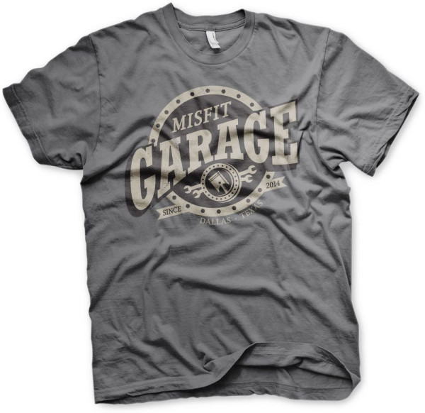 Misfit Garage Piston Sign T-Shirt DC-1-MG003-H82-7