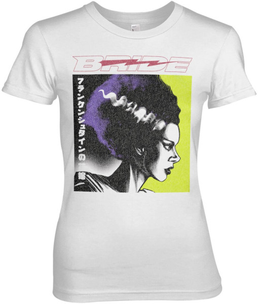 Universal Monsters Bride of Frankenstein Girly Tee Damen T-Shirt White