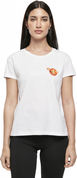 Mister Tee Damen T-Shirt Ladies Space Jam Tune Squad Lola Box Tee White