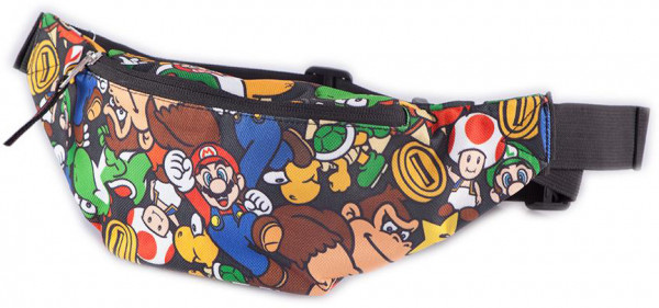 Nintendo Super Mario AOP Waistbag in Multicolor