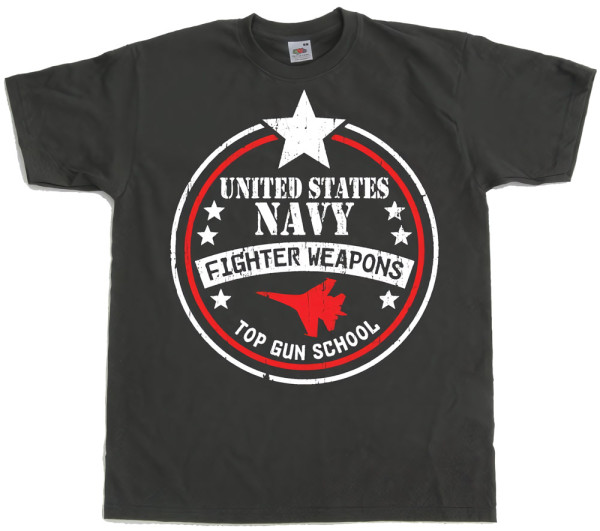 Top Gun School Vintage T-Shirt SH-1-15278-H24-9