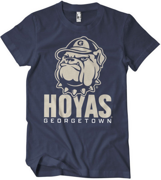 University Of Georgetown Hoyas Big Jack T-Shirt Navy