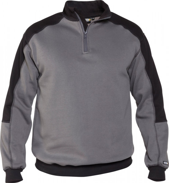 Dassy Zweifarbiges Sweatshirt Basiel COPES80 Zementgrau/Schwarz