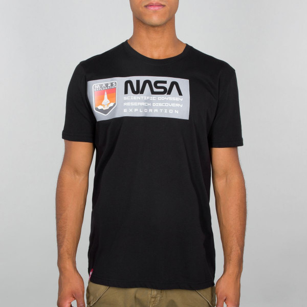 Alpha Industries Mars Reflective T T-Shirt / Unisex Black
