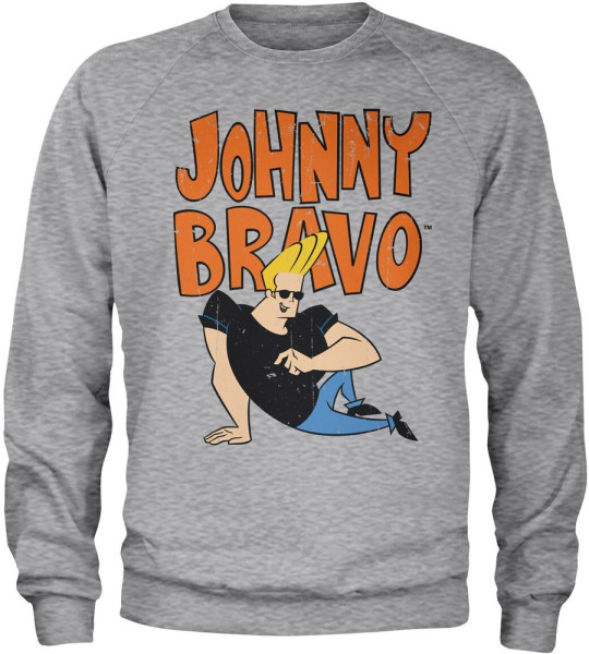 Johnny Bravo Sweatshirt Sweatshirt Heathergrey