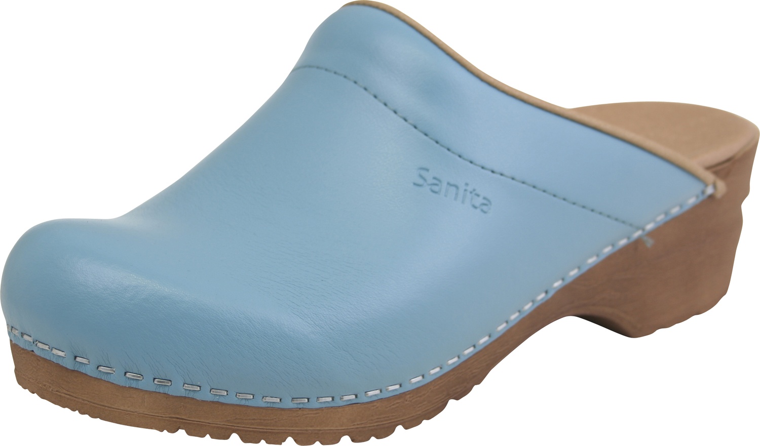 Sanita Damen Offener Clog Original-Sandra Open Teal - Damen
