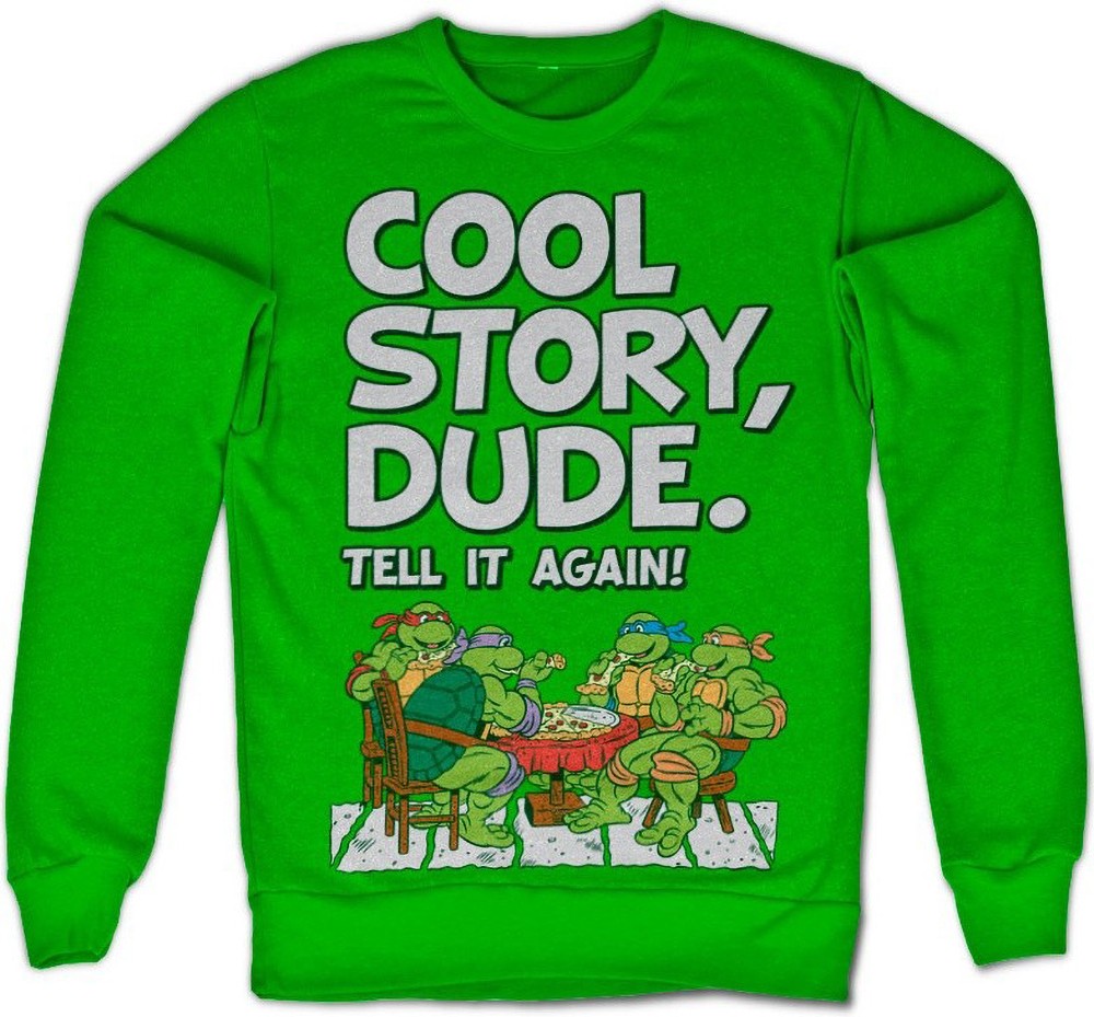 Teenage Mutant Ninja Turtles TMNT Cool Story Dude Sweatshirt Grün - Herren / Unisex