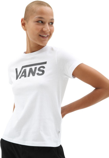 Vans Damen Shirt Wm Flying V Crew Tee White