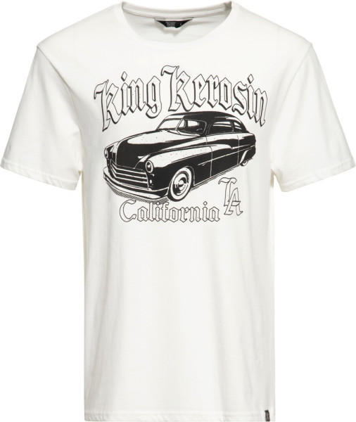 King Kerosin California Greaser T-Shirt Weiß
