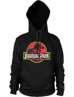 Jurassic Park Distressed Logo Hoodie Black Jurassic Park Distressed Logo Hoodie Black