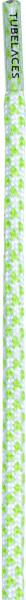 Tubelaces Schnürsenkel Rope Multi White/Neongreen