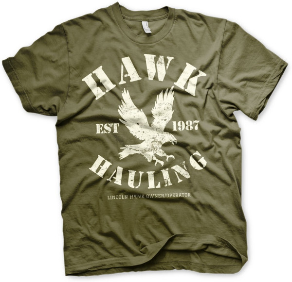 Over The Top Hawk Hauling T-Shirt Olive