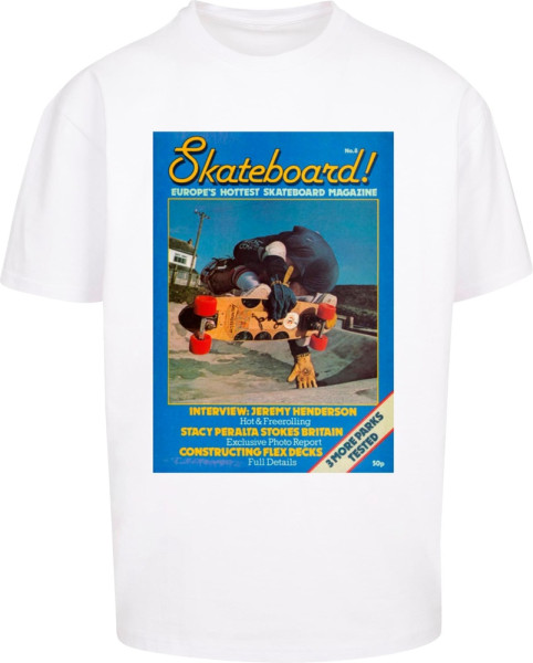 Merchcode T-Shirt The Skateboard Magazine Cover No 8 Oversize Tee MC1033