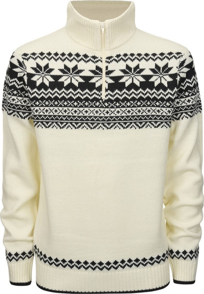 Brandit Herren Strickjacke Troyer Norweger White