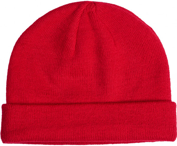 MSTRDS Beanie Short Cuff Knit Beanie Red