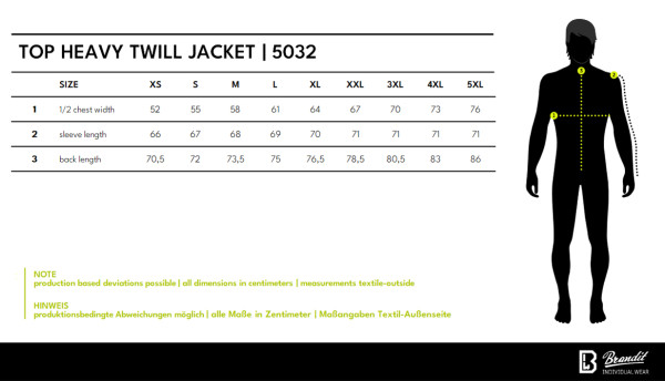 Brandit Top Heavy Twill Jacket 5032