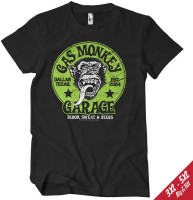 Gas Monkey Garage T-Shirt Green Logo T-Shirt GMG-1-GMG006-H96-6