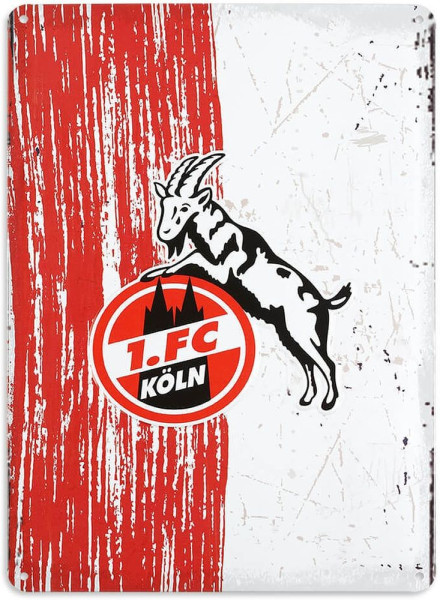1. FC Köln Blechschild Logo 4040219