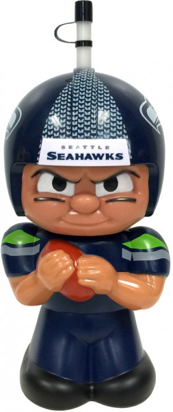 Seattle Seahawks Big Sip Trinkflasche American Football NFL Blue