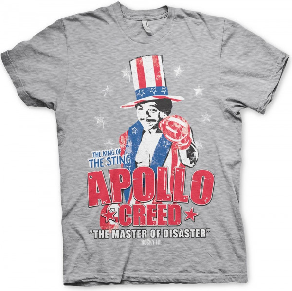 Rocky Apollo Creed T-Shirt Heather-Grey