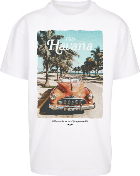 Mister Tee T-Shirt Havana Vibe Oversize Tee White