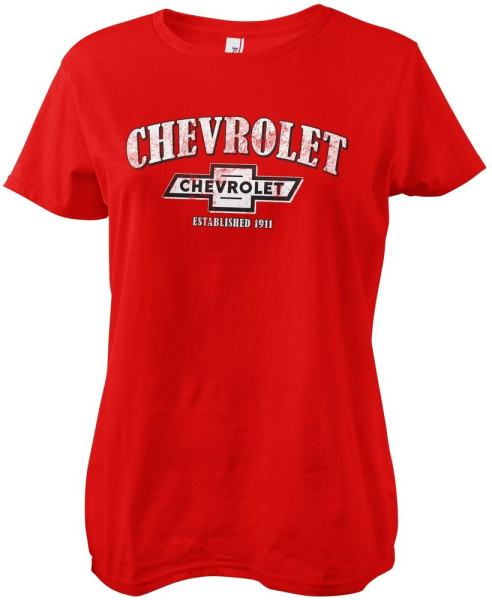 Chevrolet Damen T-Shirt Established 1911 Girly Tee GM-5-CHEV005-H52-8