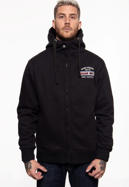 King Kerosin Sweatjacke mit Kapuze Garage Built