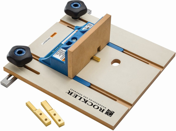 Rockler Fräszubehör Zinkenfräsvorrichtung für Frästische 6,35 (1/4) / 9,5 (3/8) / 12,7 mm (1/2 Zoll)