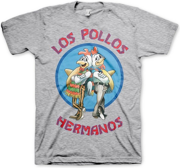 Breaking Bad Los Pollos Hermanos T-Shirt Heather-Grey