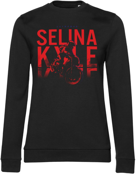 Batman Selina Kyle is Catwoman Girly Sweatshirt Damen Black