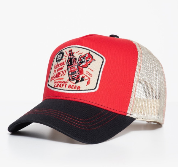 King Kerosin Craft Beer Trucker Cap Rot