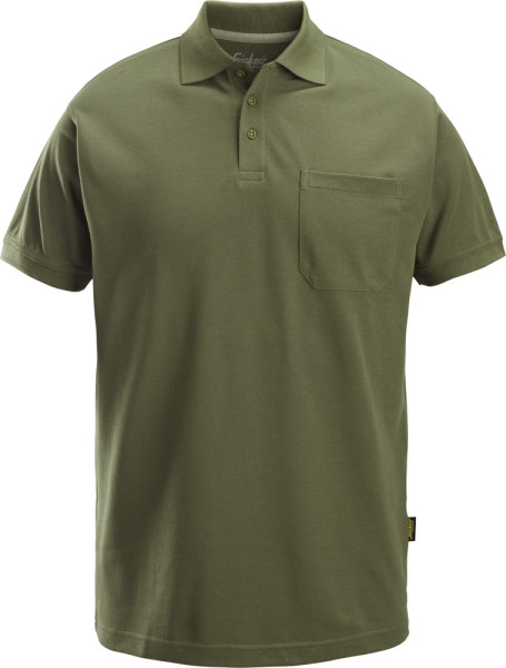 Snickers T-Shirt Klassisches Poloshirt Khaki/Grün