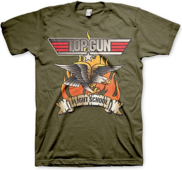 Top Gun Flying Eagle T-Shirt Olive