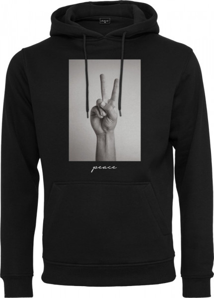 Mister Tee Peace Sign Hoody Black