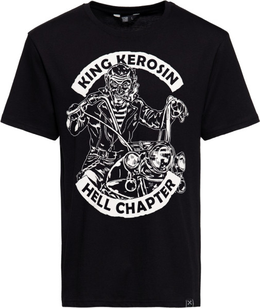 King Kerosin Classic T-Shirt KKI21008 Schwarz