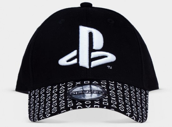 Sony - PlayStation - Logo Baseball Cap Black