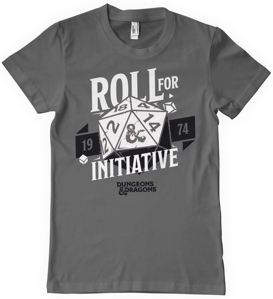Dungeons & Dragons D&D Roll For Initiative T-Shirt - Herren / Unisex