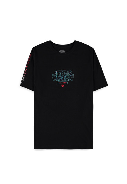 Star Wars - Men's Oversized Fit Short Sleeved T-Shirt Black