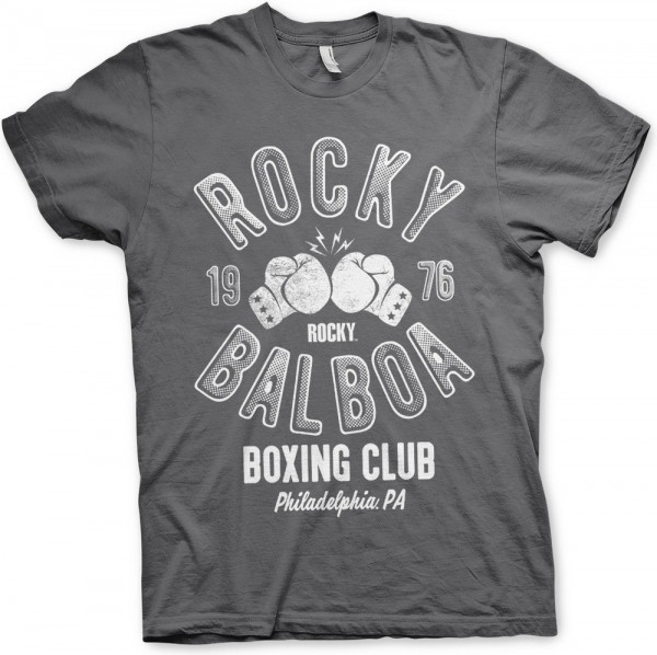 Rocky Balboa Boxing Club T-Shirt Dark-Grey