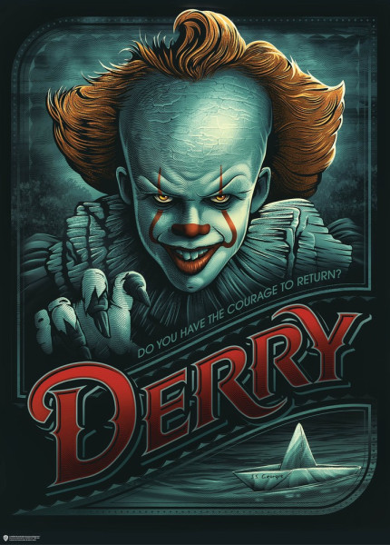 IT Courage To Return To Derry Poster Multicolor