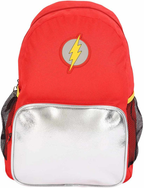 DC Justice League - The Flash Logo (Kids Backpack) Jungen Kinder Rucksack Red