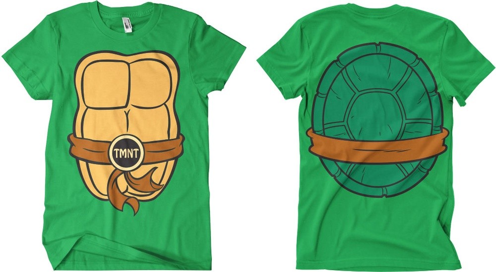 Teenage Mutant Ninja Turtles TMNT Costume T-Shirt Grün - Herren / Unisex